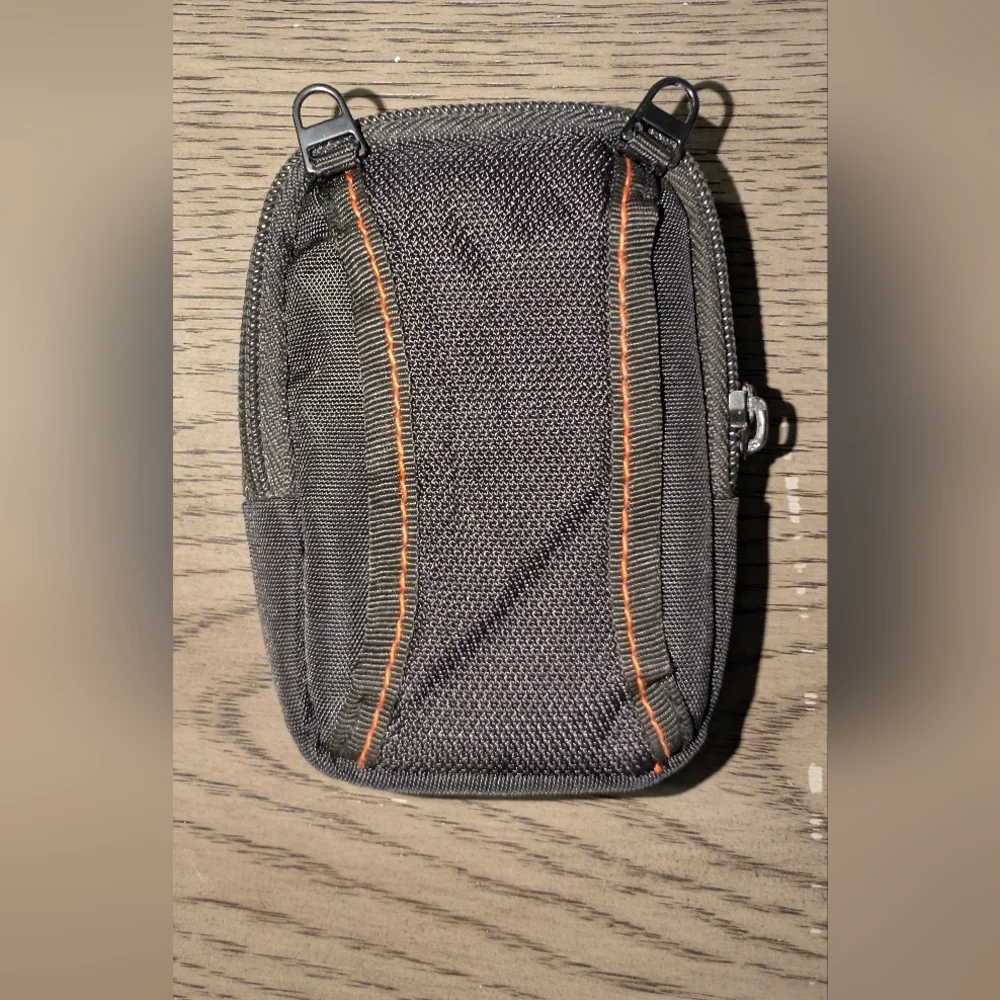Black and Red Compact Men's Bag
